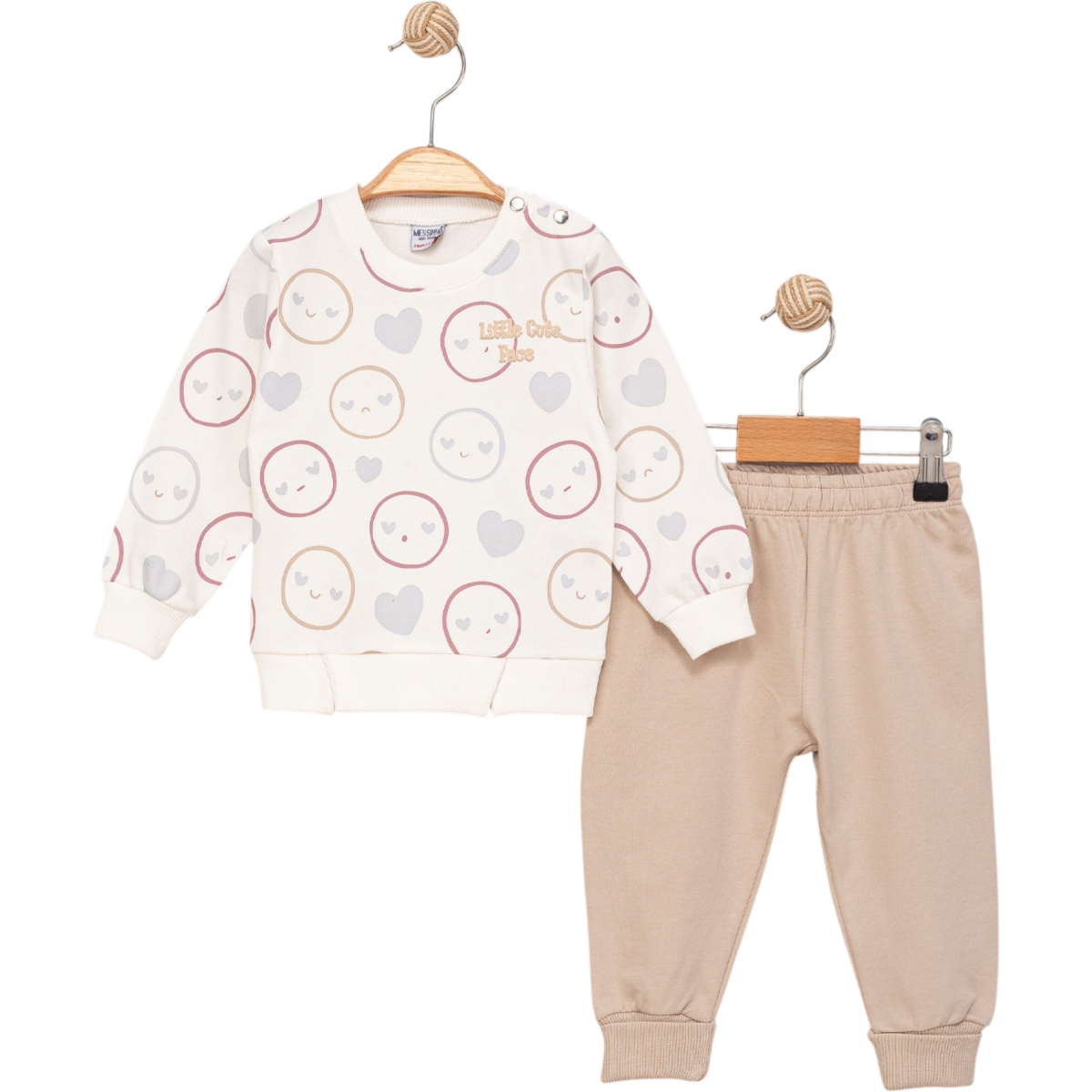 BASKILI KIZ TAKIM 6 Ay,9 Ay,12 Ay,18 Ay Kız